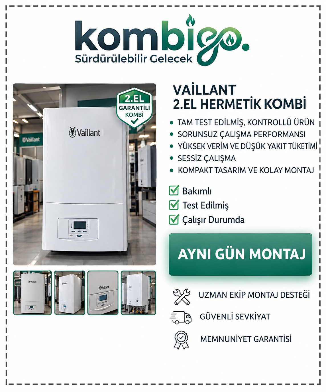 Vaillant Hermetik(2.EL Kombi)