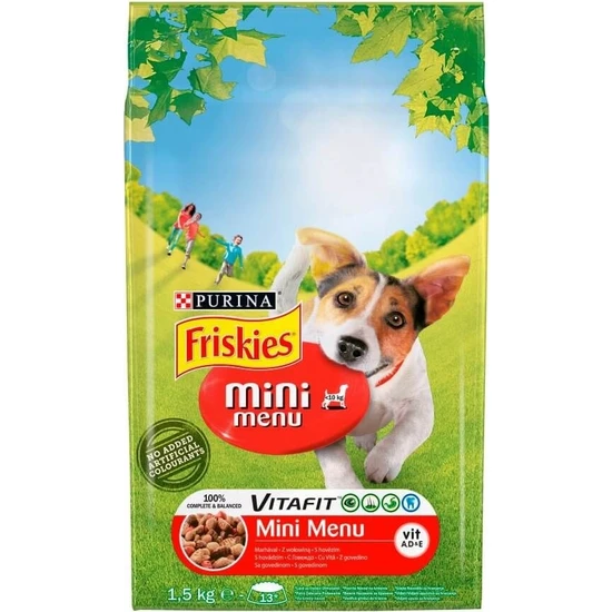 Purina Friskies Mini Menü Etli Köpek Maması 1.5 kg