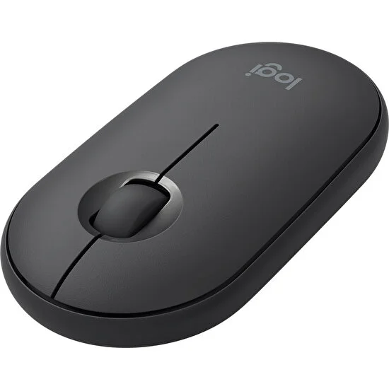 Logitech M350 Pebble Sessiz Kablosuz Kompakt Mouse – Siyah