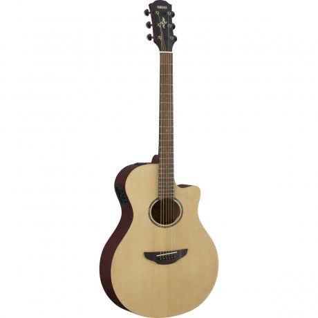 Yamaha APX600 Thinline Cutaway Elektro Akustik Gitar (Natural Satin)